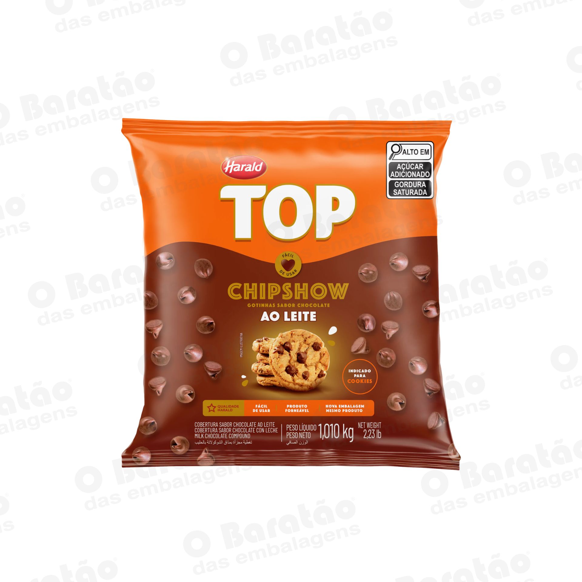 COBERTURA CHIPSHOW LEITE TOP 1,01 KG