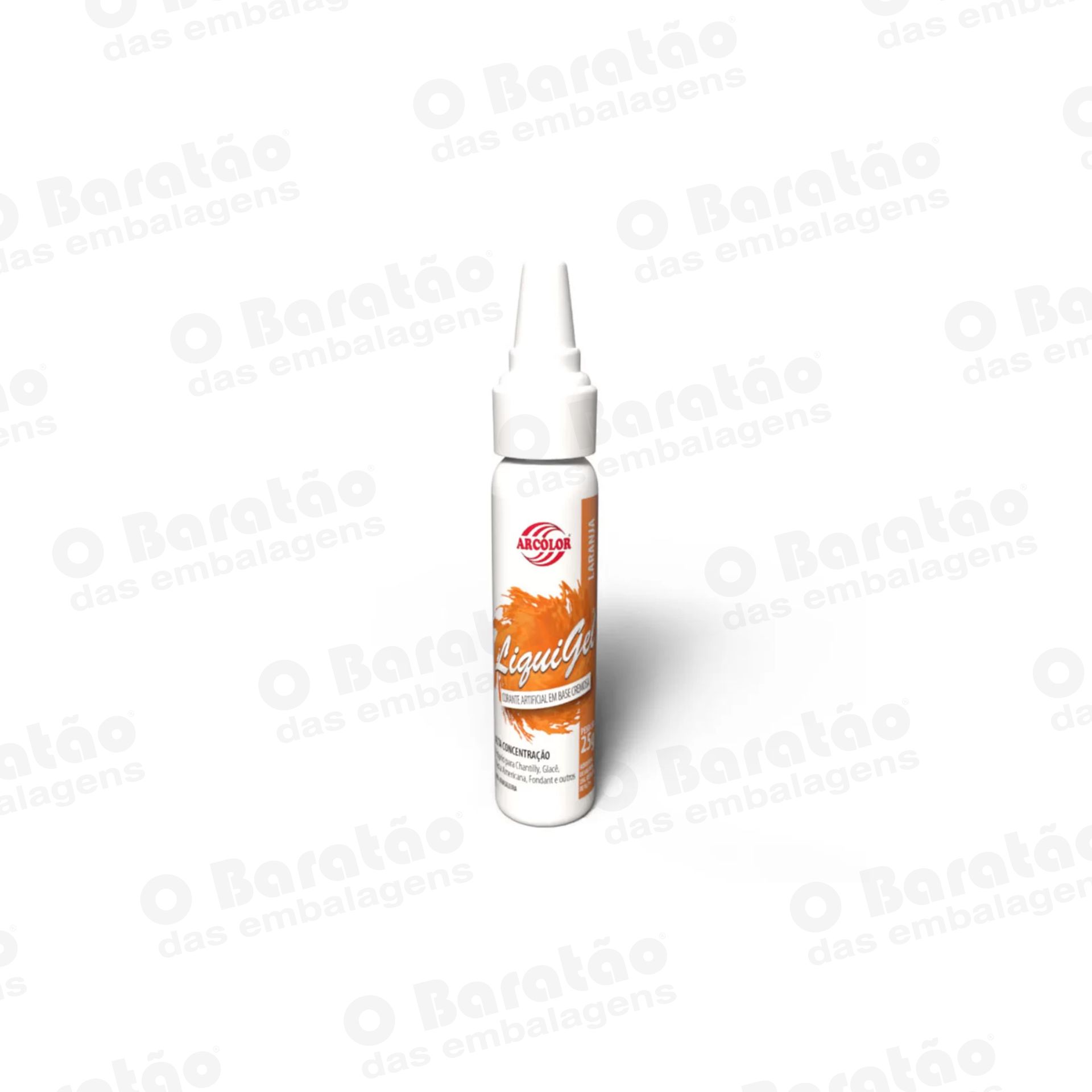 CORANTE LARANJA  LIQUIGEL ARCOLOR 25G
