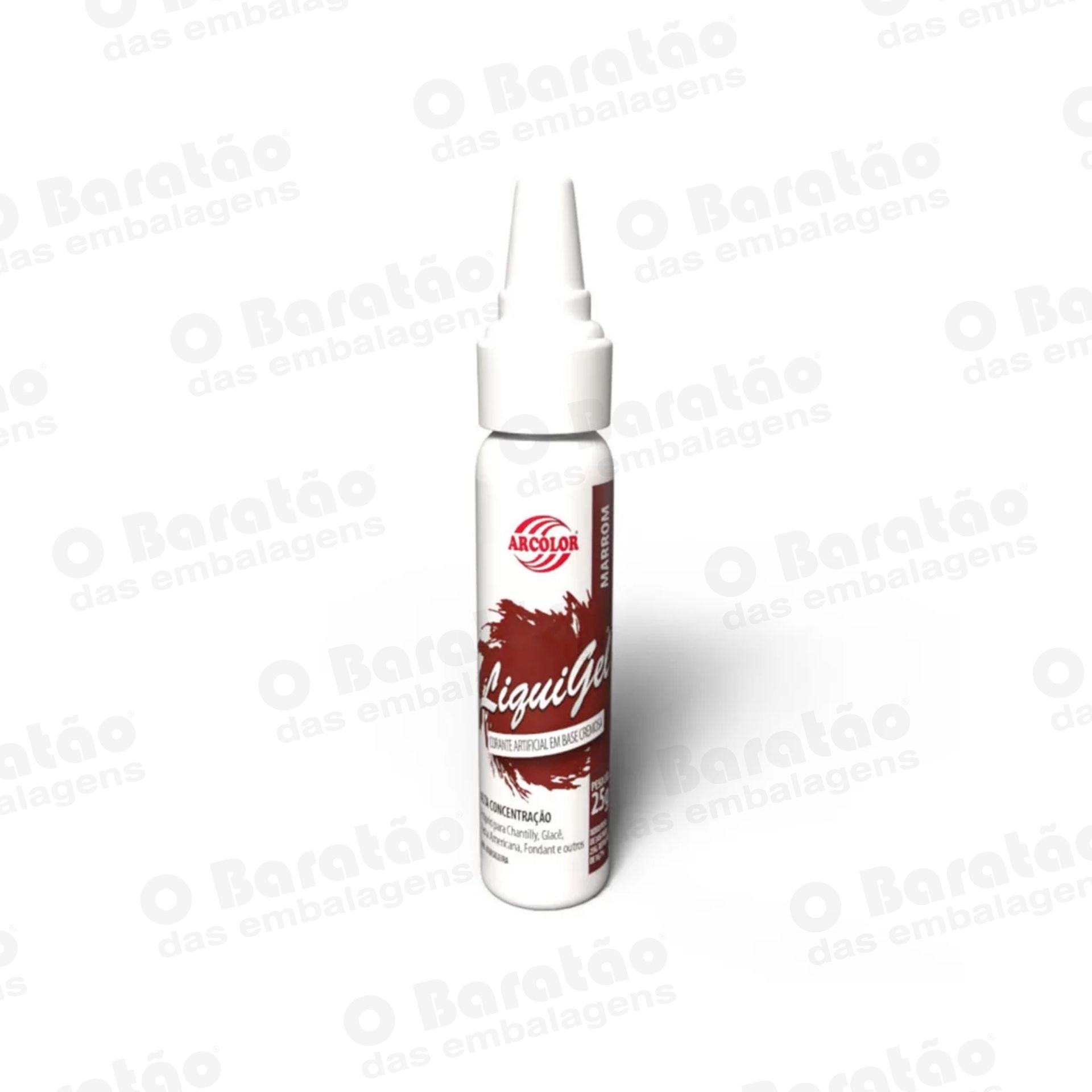 CORANTE MARROM  LIQUIGEL ARCOLOR 25G