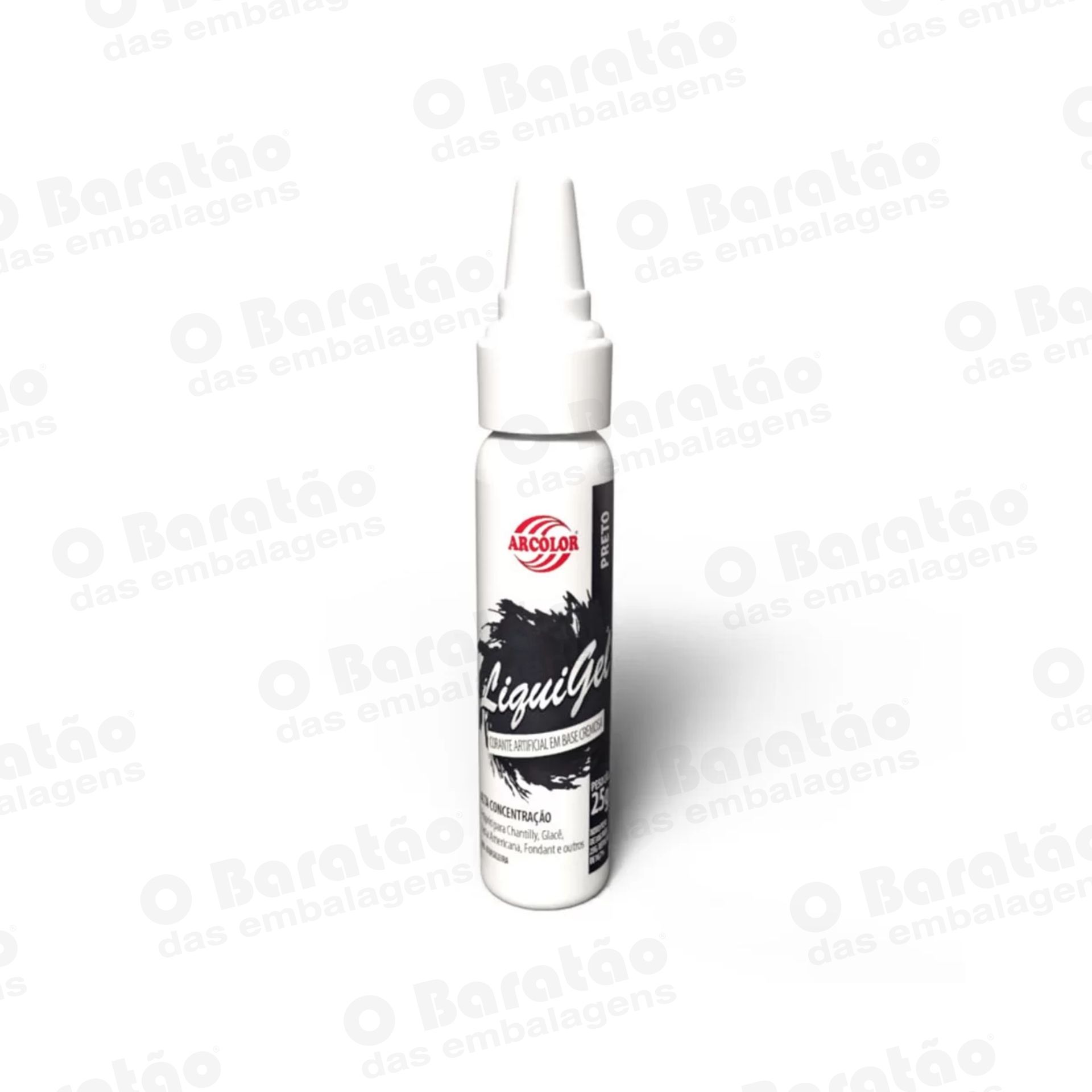 CORANTE PRETO LIQUIGEL ARCOLOR 25G