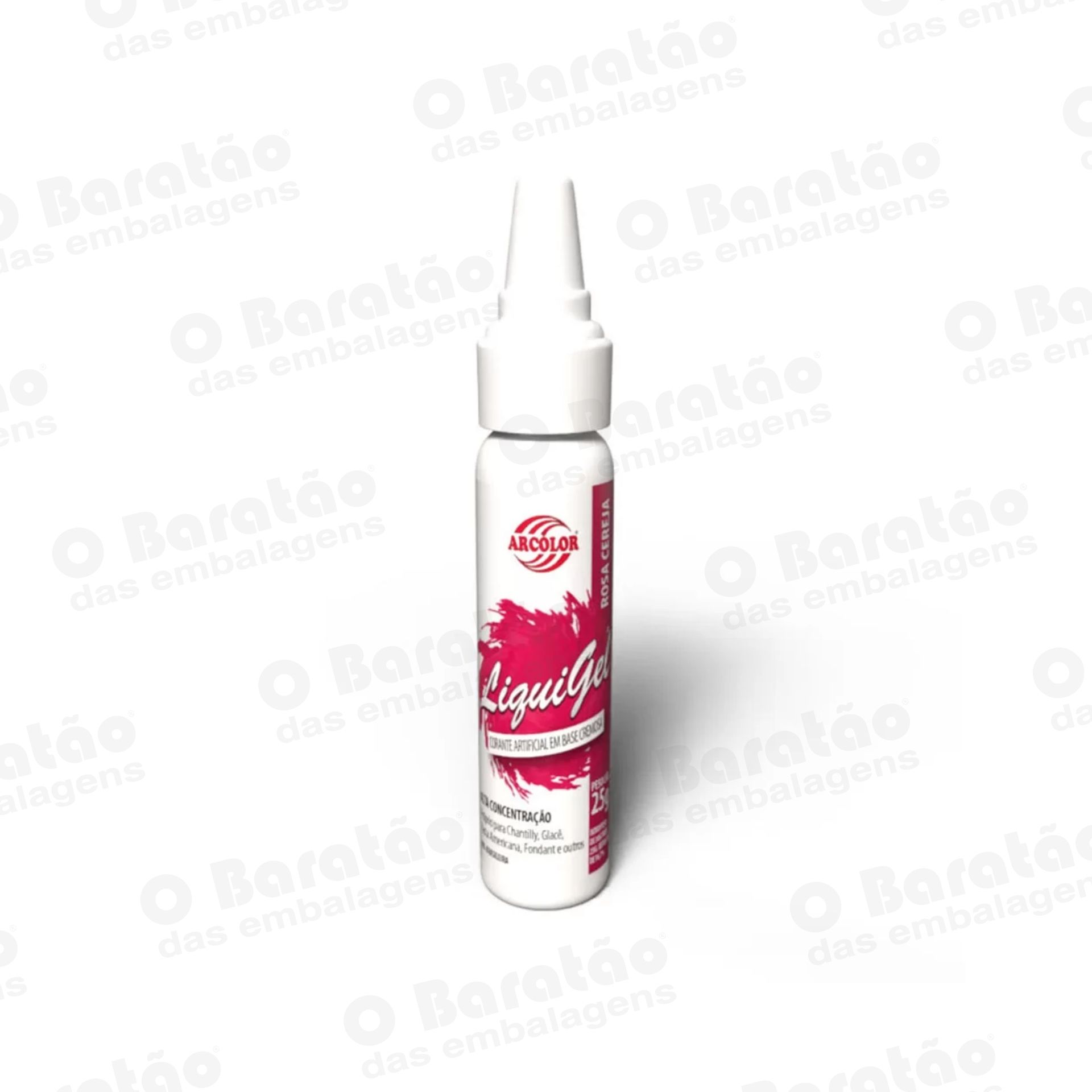 CORANTE ROSA CEREJA LIQUIGEL ARCOLOR 25G