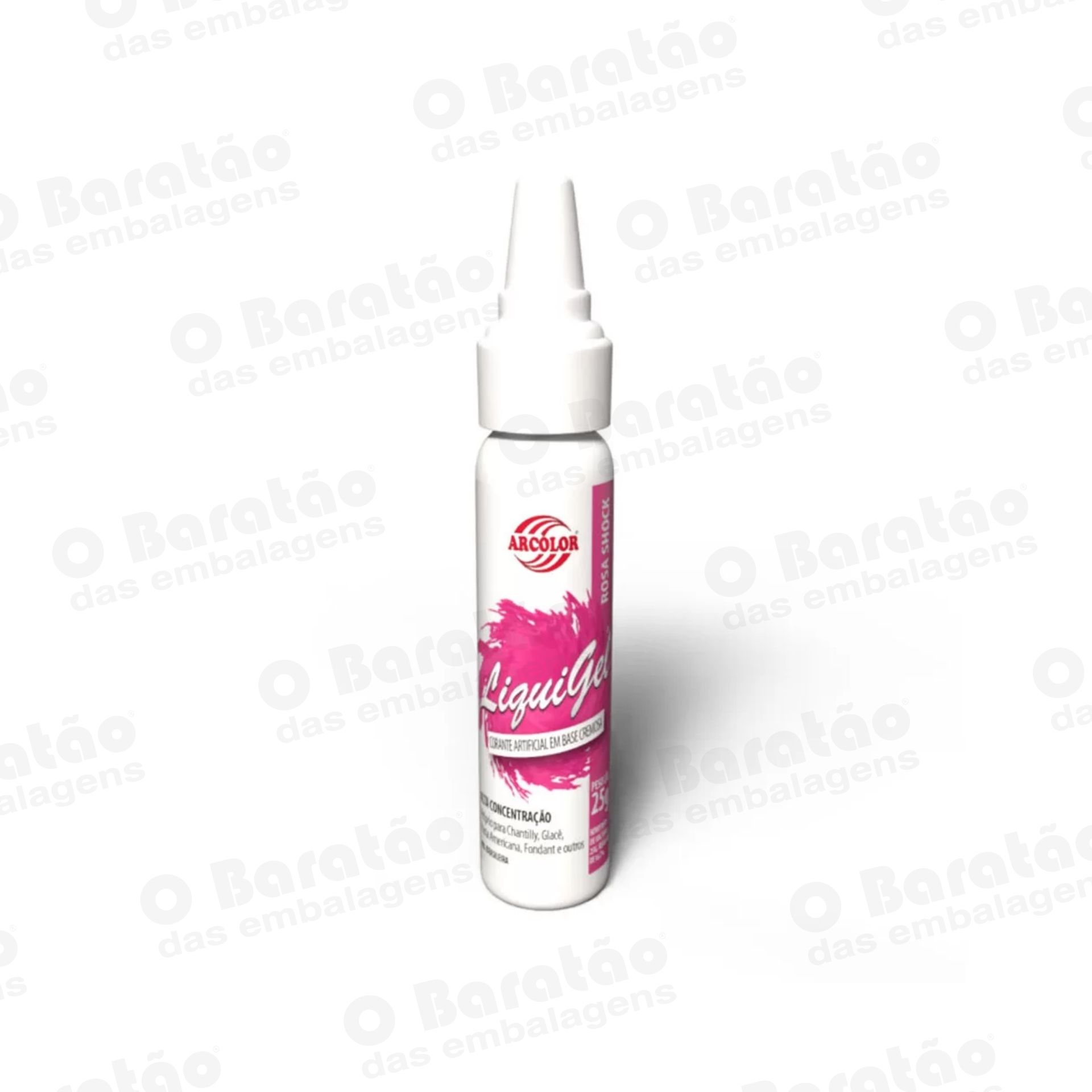 CORANTE ROSA SHOCK LIQUIGEL ARCOLOR 25G