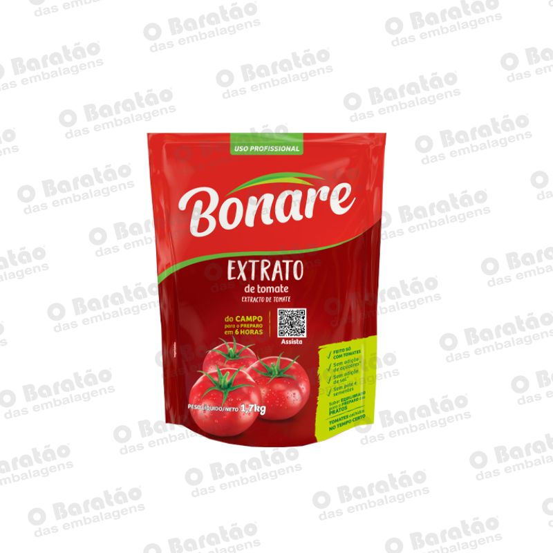 EXTRATO TOMATE SACHE  BONARE 1,7 KG