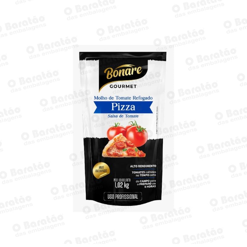 MOLHO TOM GOURMET PIZZA BONARE 1,02KG