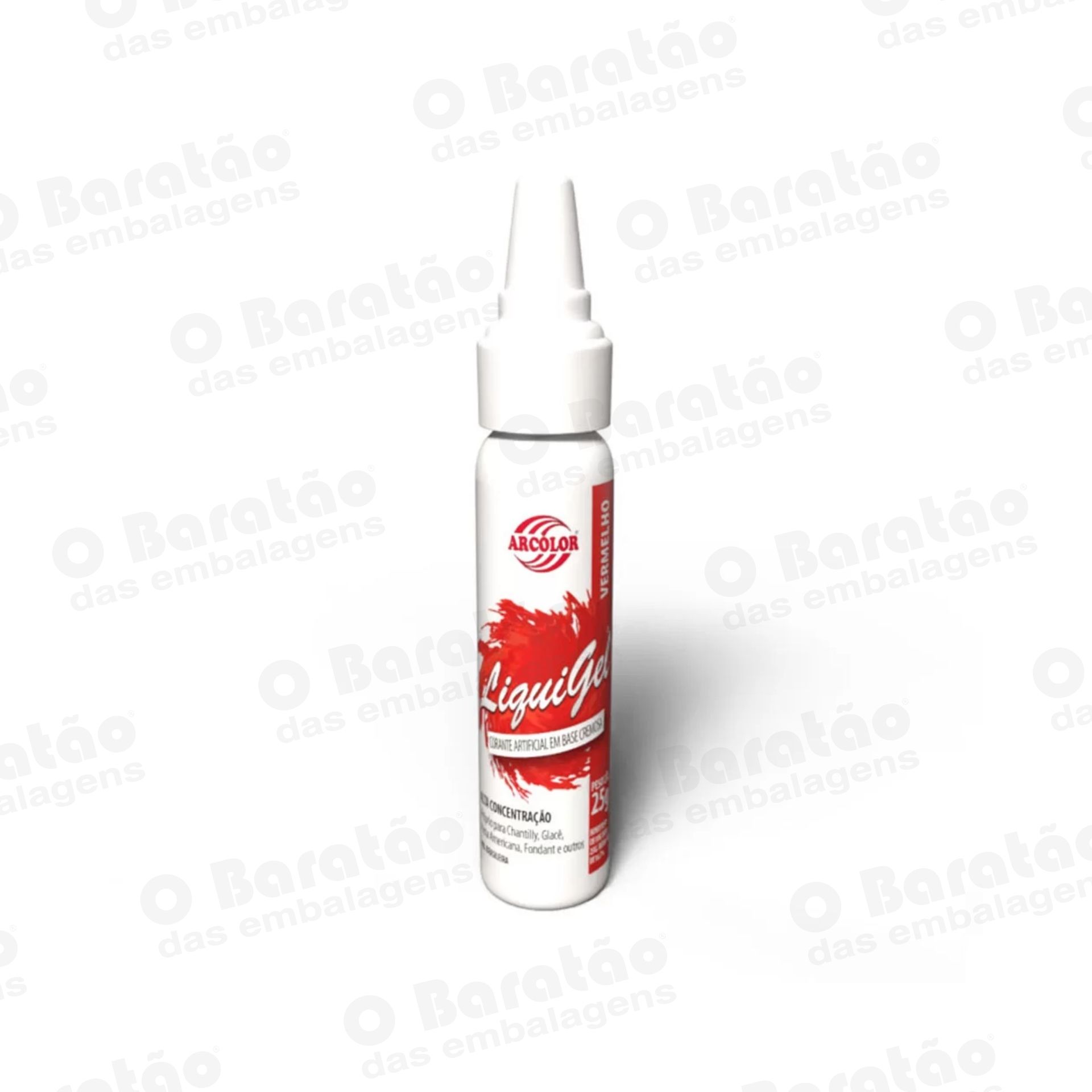 CORANTE VERMELHO  LIQUIGEL ARCOLOR 25G