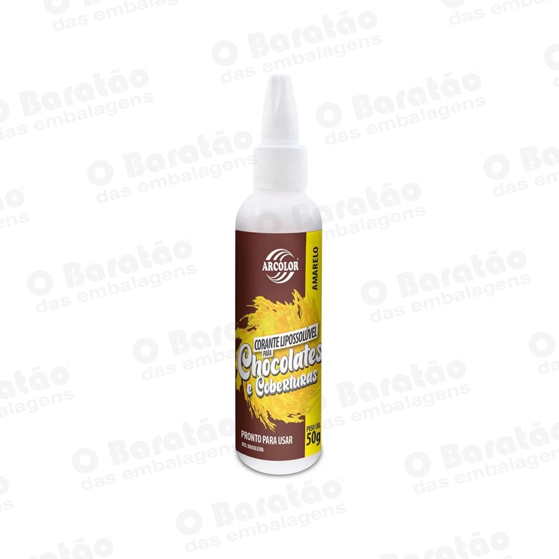 CORANTE  CHOC AMARELO ARCOLOR 50G