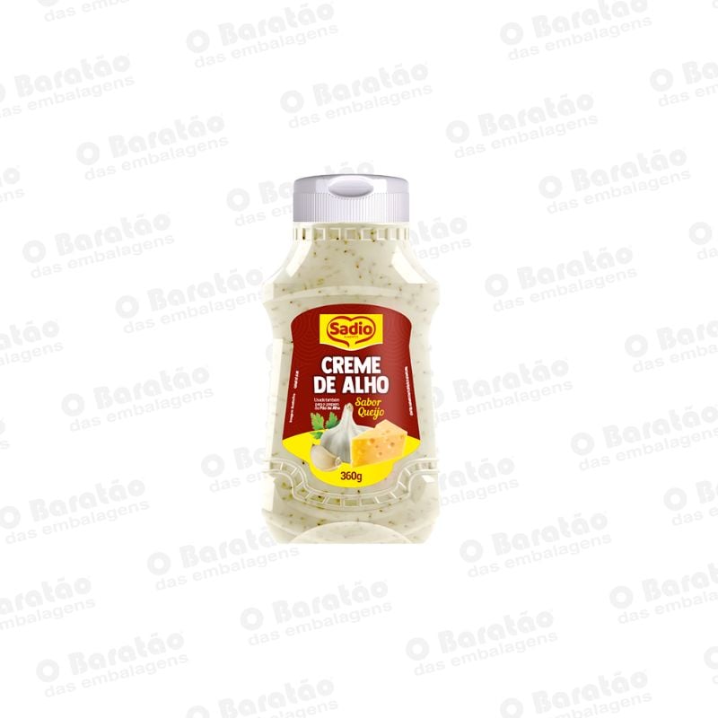 CREME DE ALHO SABOR QUEIJO SADIO 360 GR
