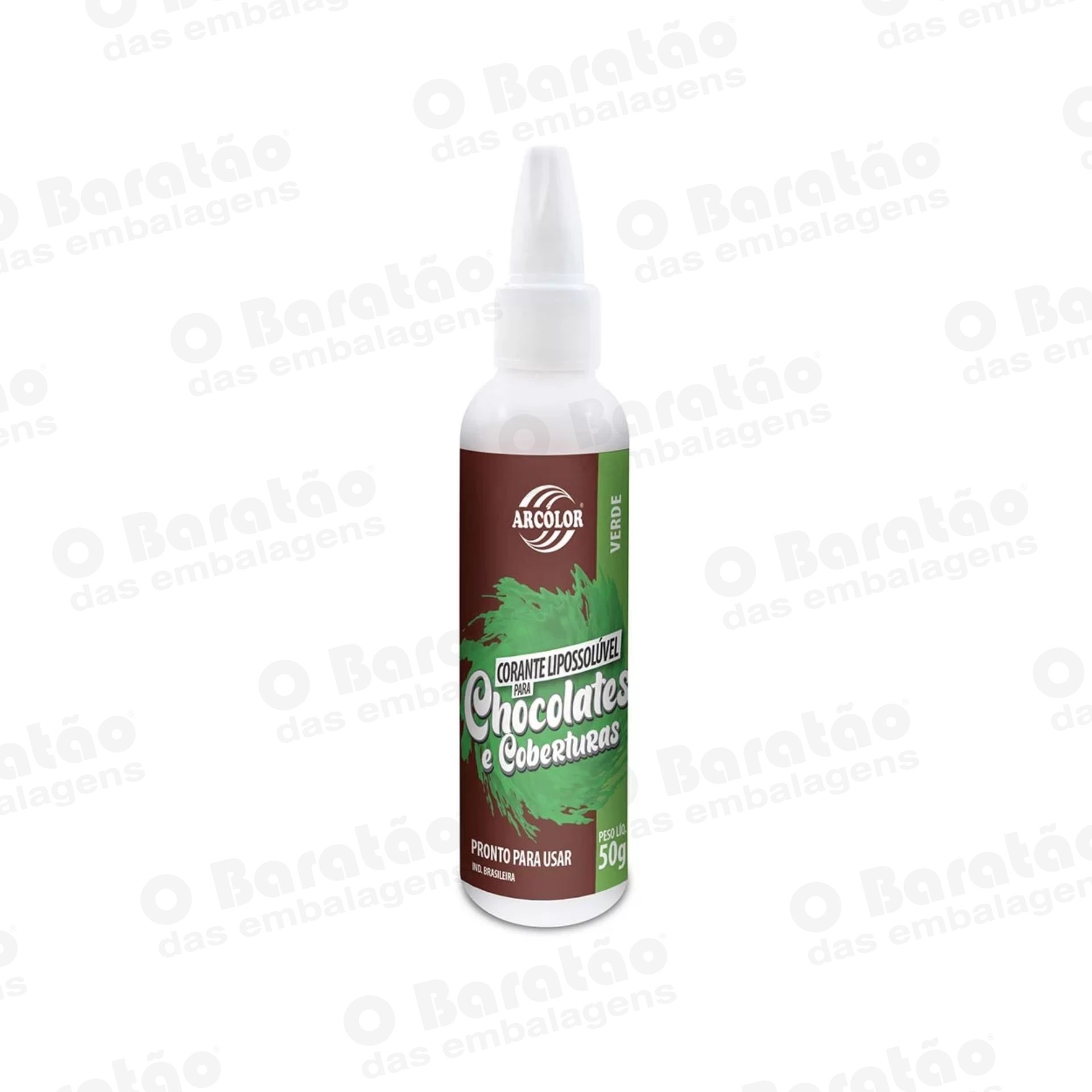 CORANTE  CHOC VERDE  ARCOLOR 50G