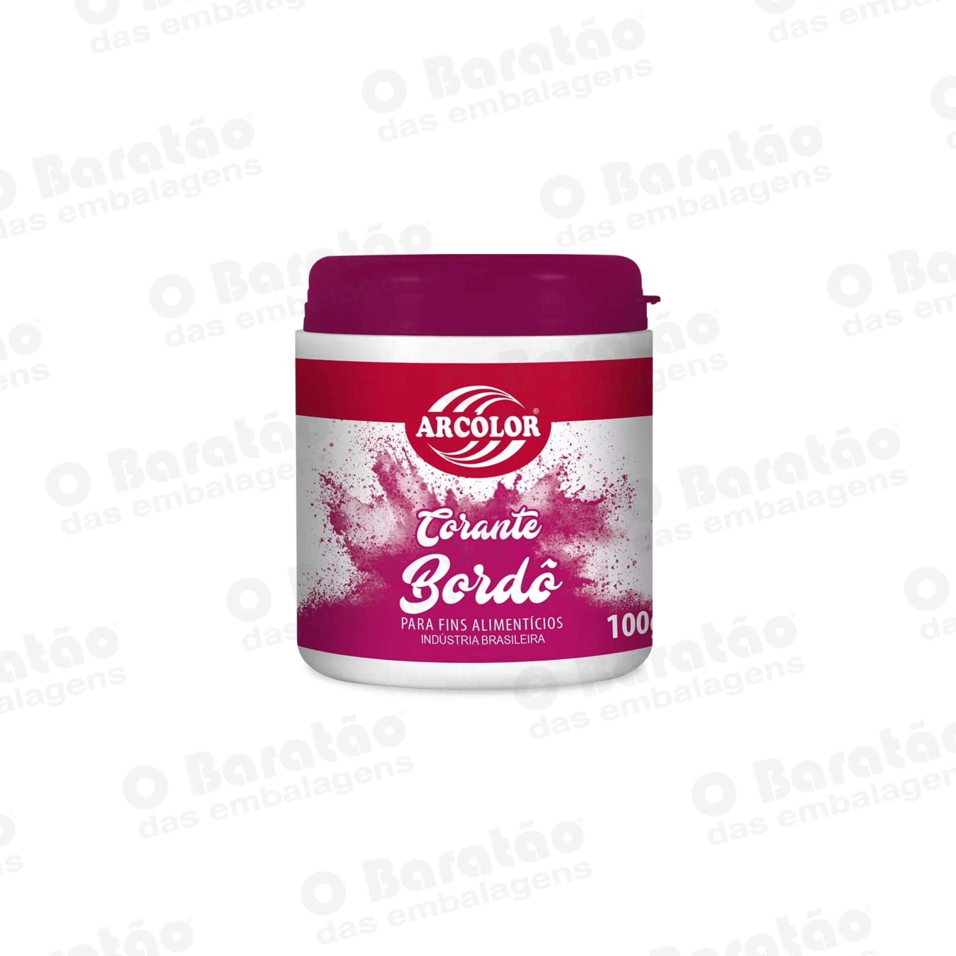 CORANTE  VERMELHO BORDO  ARCOLOR 100G