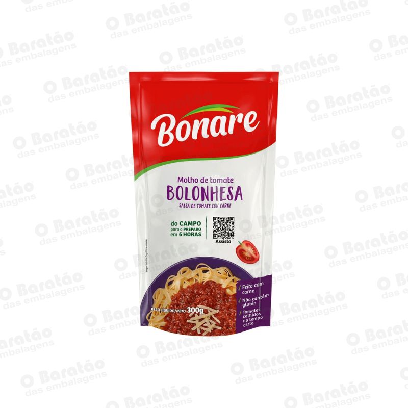 MOLHO TOMATE BOLONHES SACHE  BONARE 300G