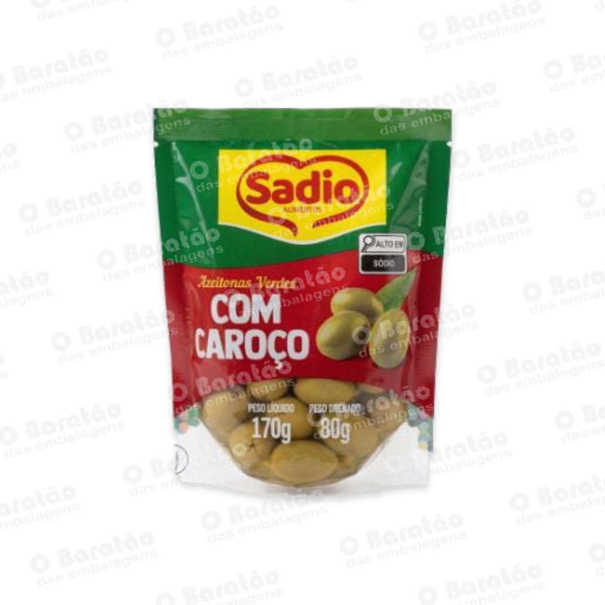 AZEITONA VERDE C/ CAROCO SADIO 80G