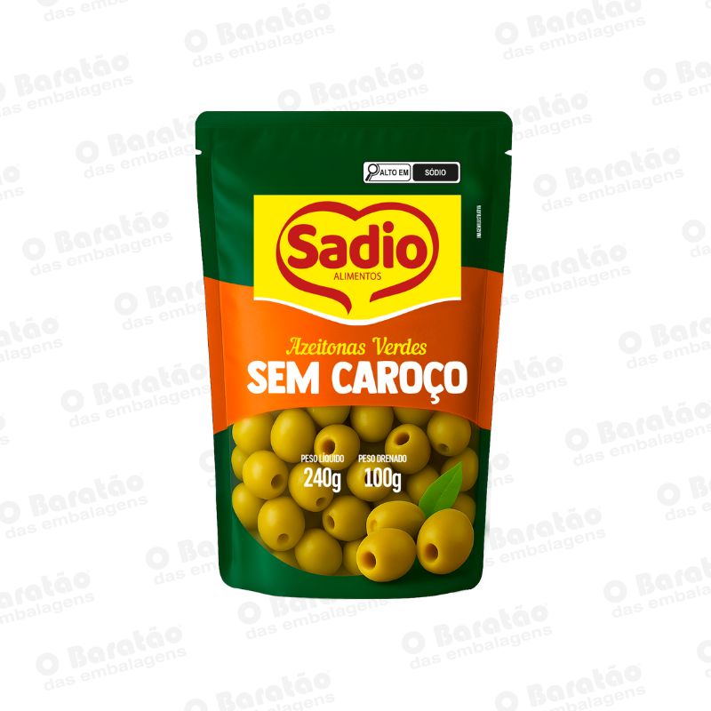 AZEITONA VERDE S/ CAROCO SADIO 100G