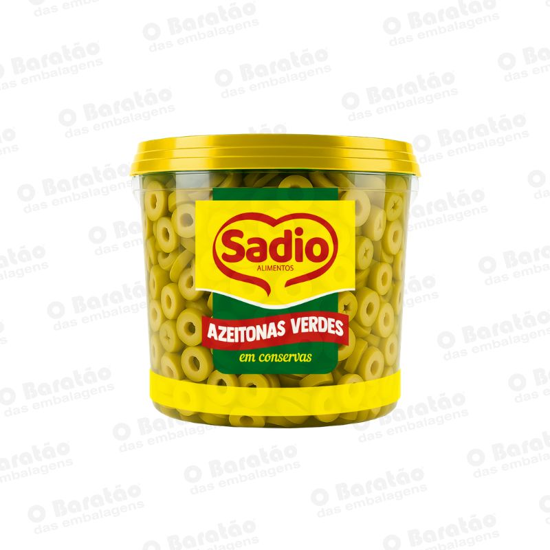 AZEITONA VERDE FATIADA SADIO 1,6KG