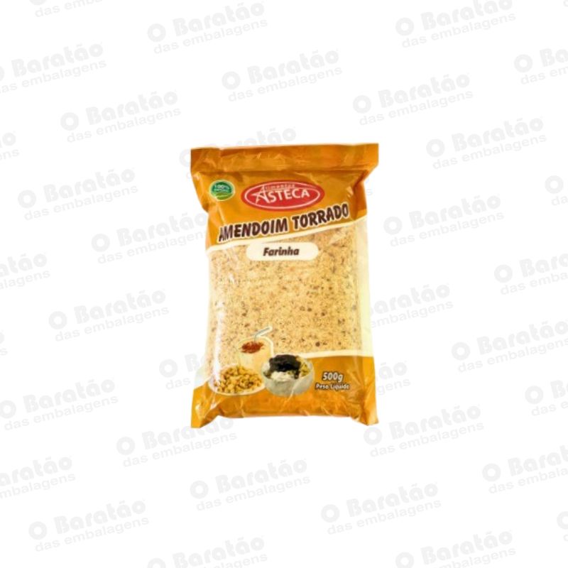 AMENDOIM TORRADO FARINHA  ASTECA 500GR