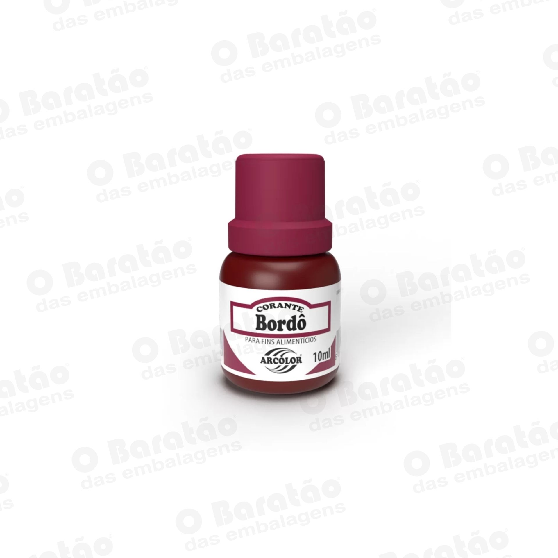 CORANTE  FC VERMELHO BORDO  ARCOLOR 10ML