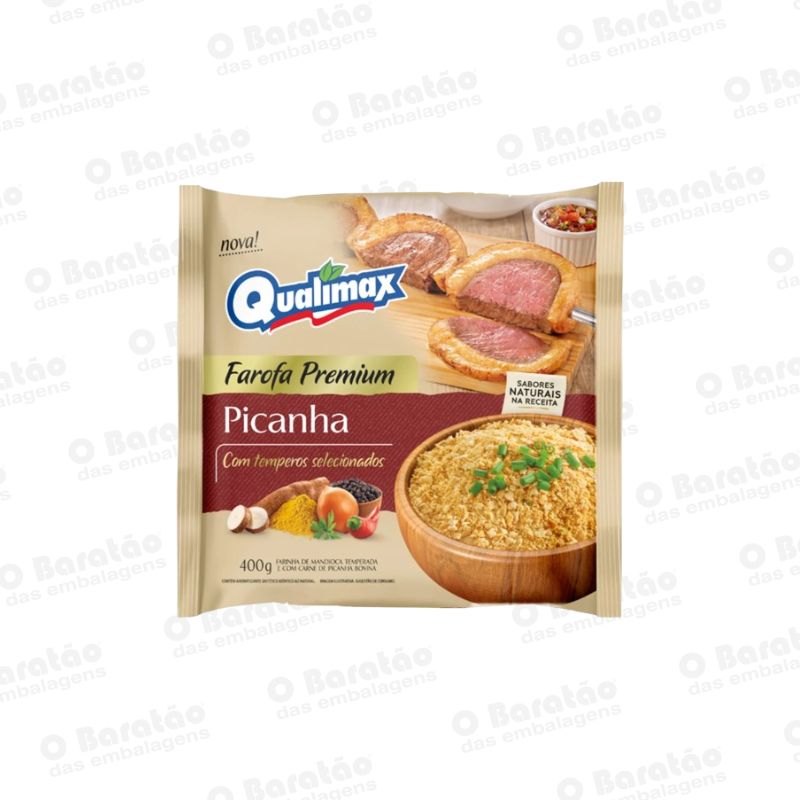 FAROFA PICANHA QUALIMAX 400GR