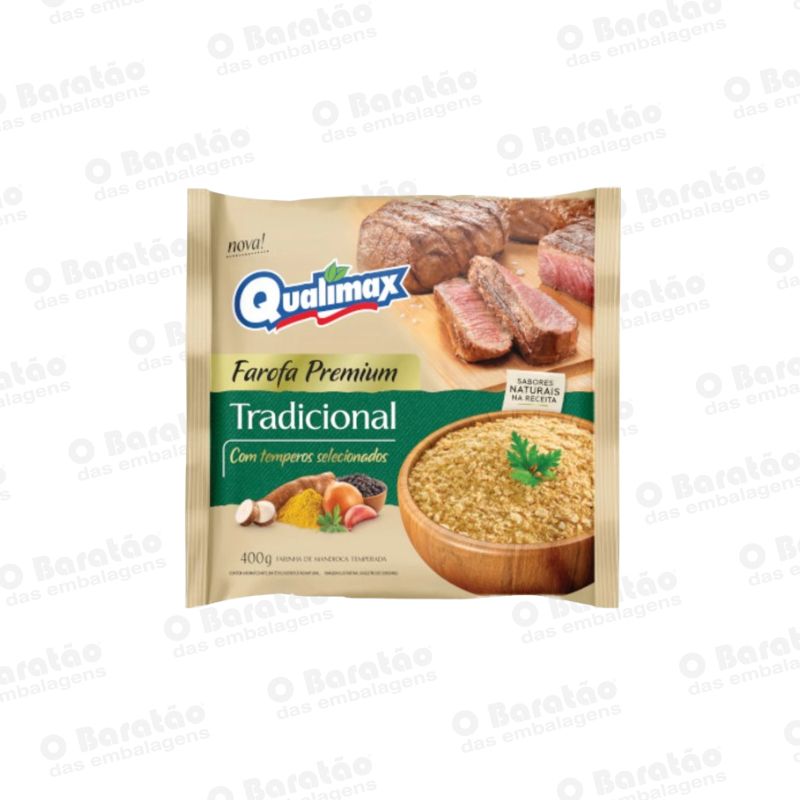 FAROFA TRADICIONAL QUALIMAX 400GR