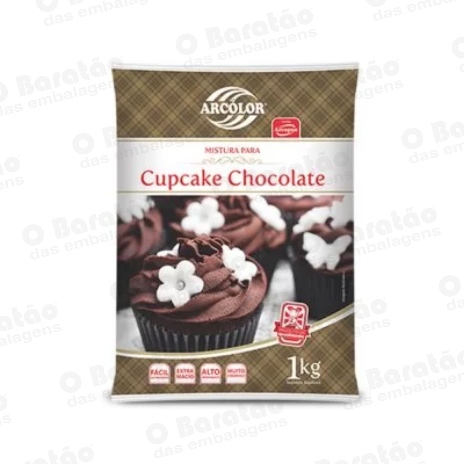 MISTURA P/ CUPCAKE CHOCOLATE ARCOLOR 1KG