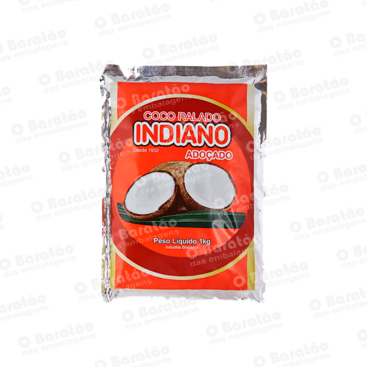 COCO RALADO ADOCADO INDIANO 1KG