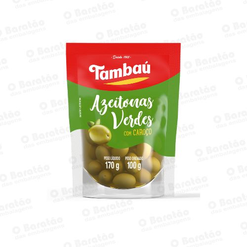 AZEITONA VERDE C/ CAROCO TAMBAU 100G
