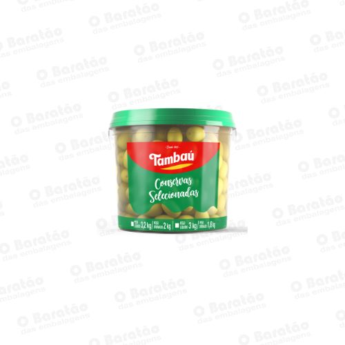 AZEITONA VERDE C/ CAROCO GRAU TAMBAU 2KG