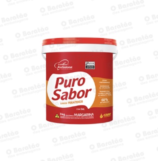 MARGARINA PURO SABOR 3 KG