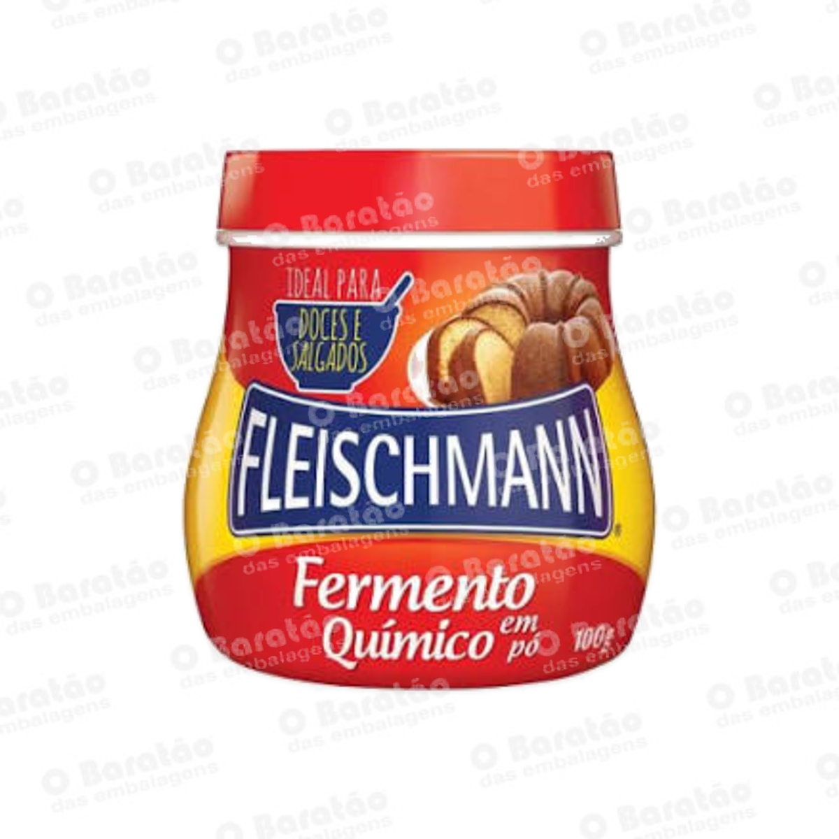 FERMENTO PO QUIMICO FL FLEISCHMANN 100GR