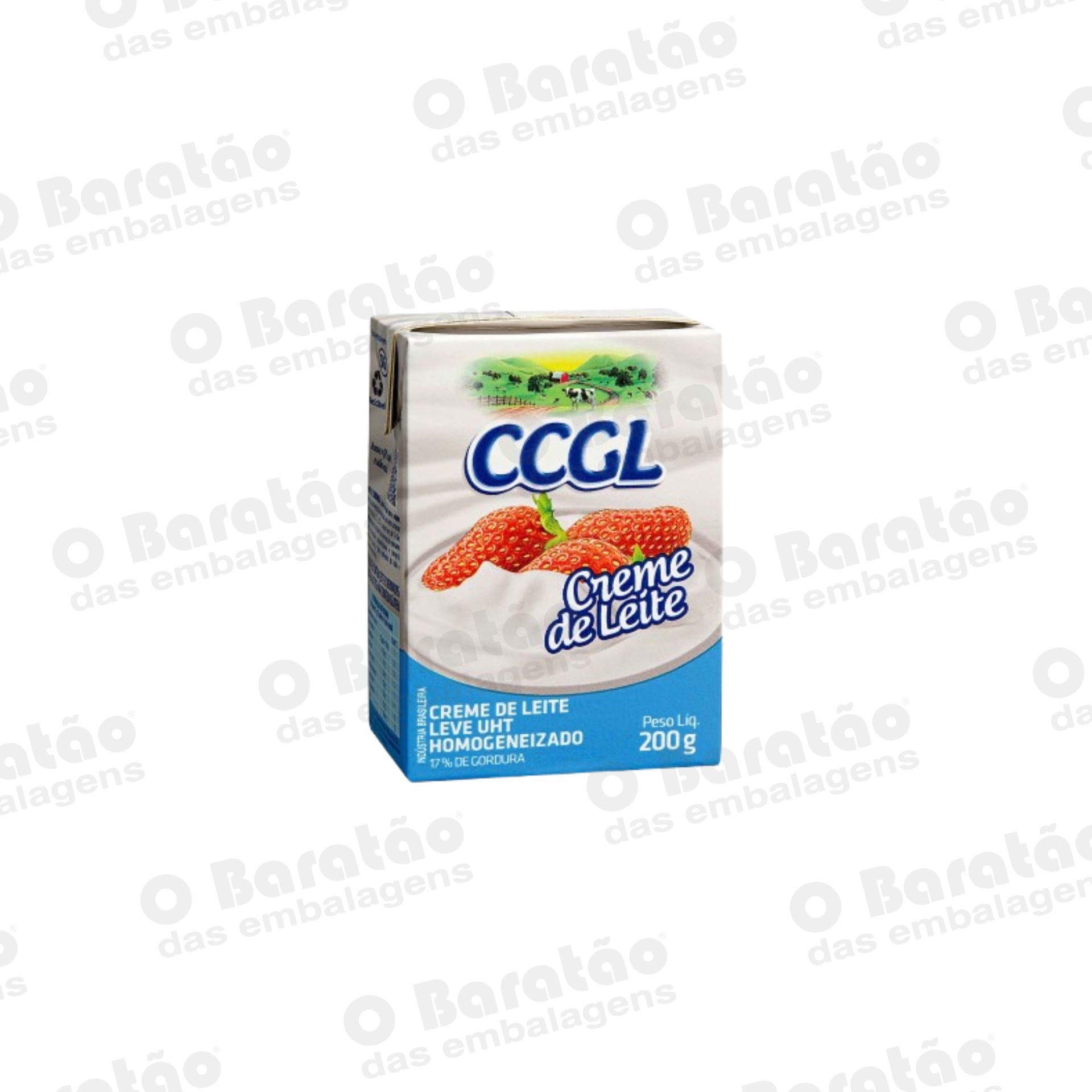CREME DE LEITE LEVE UHT CCGL 200G
