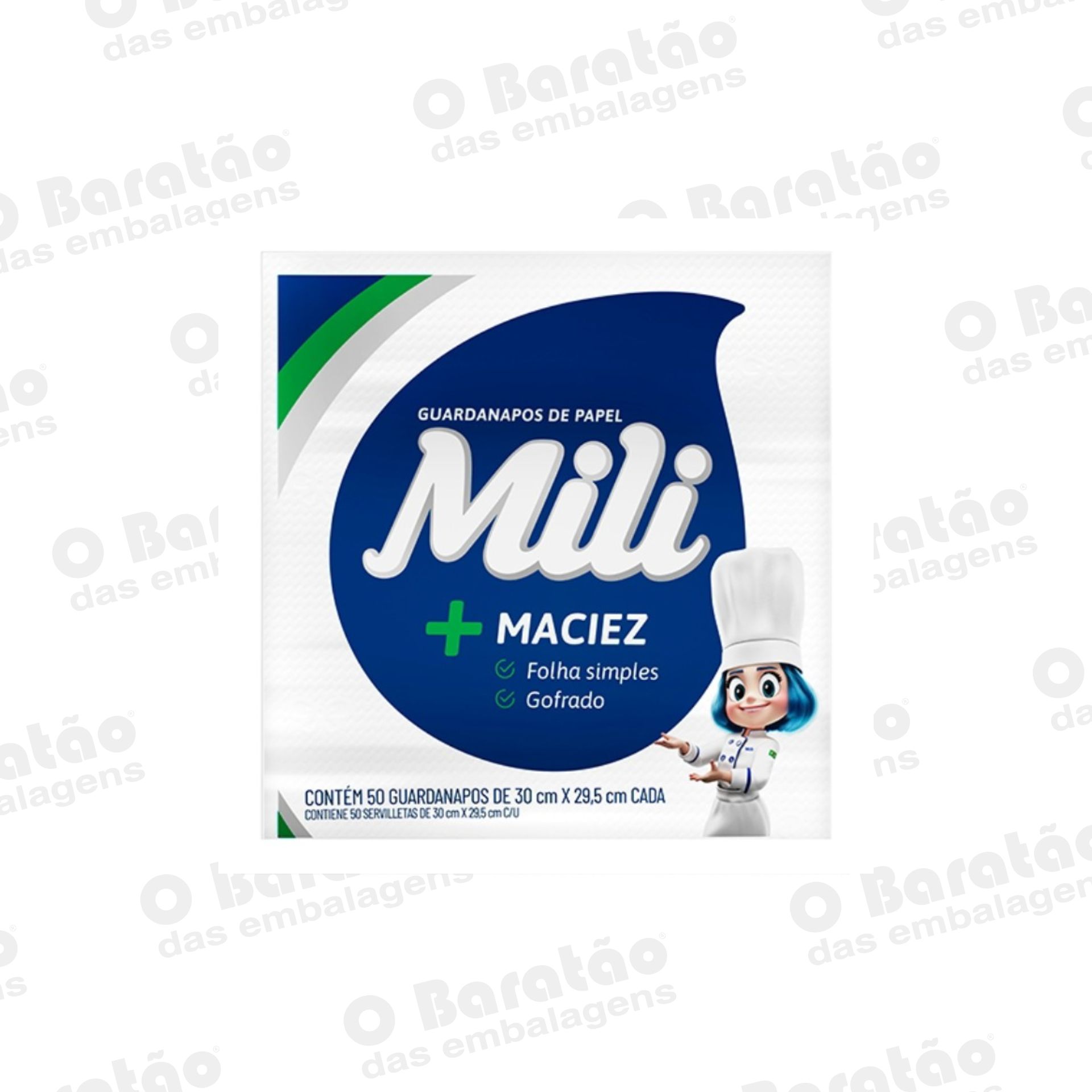GUARDANAPO 30X29,5 MILI