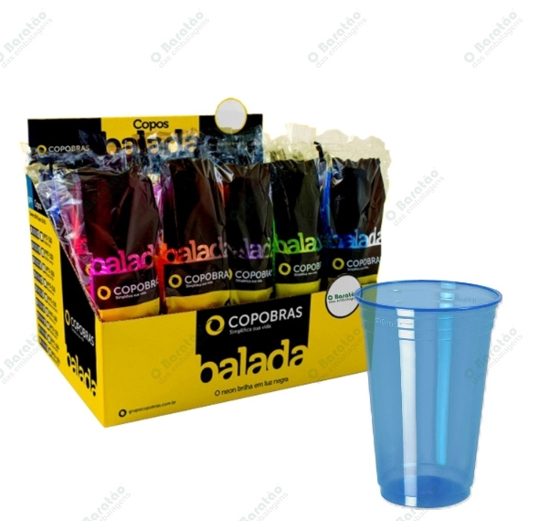 COPO 330ML BALADA AZUL