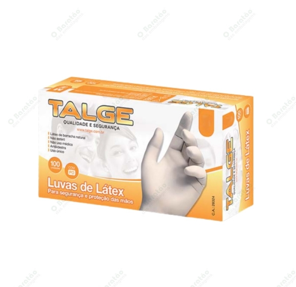 LUVA LATEX IND M TALGE