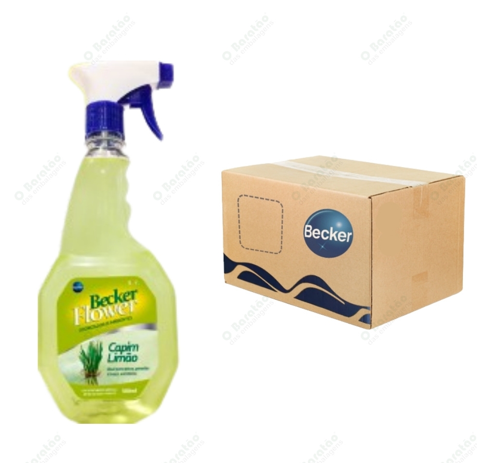 BECKER 500ML FLOWER CAPIM LIMAO