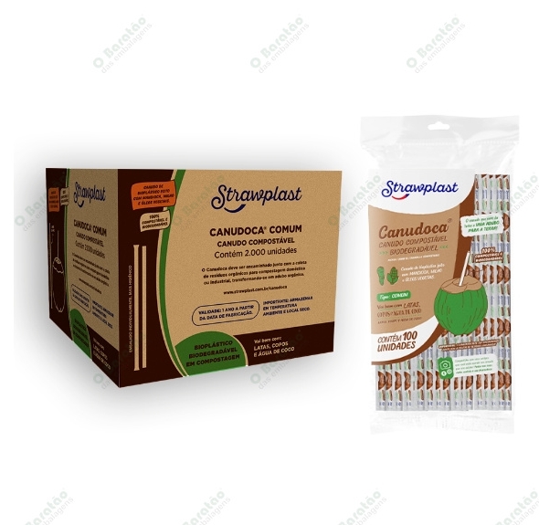 CANUDO COMUM SACHE CR STRAWPLAST C/100