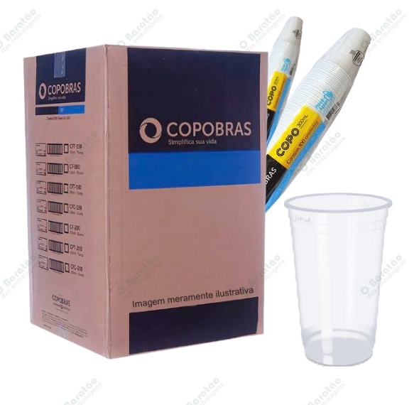 COPO 770ML PP TRANSP LISO COPOBRAS