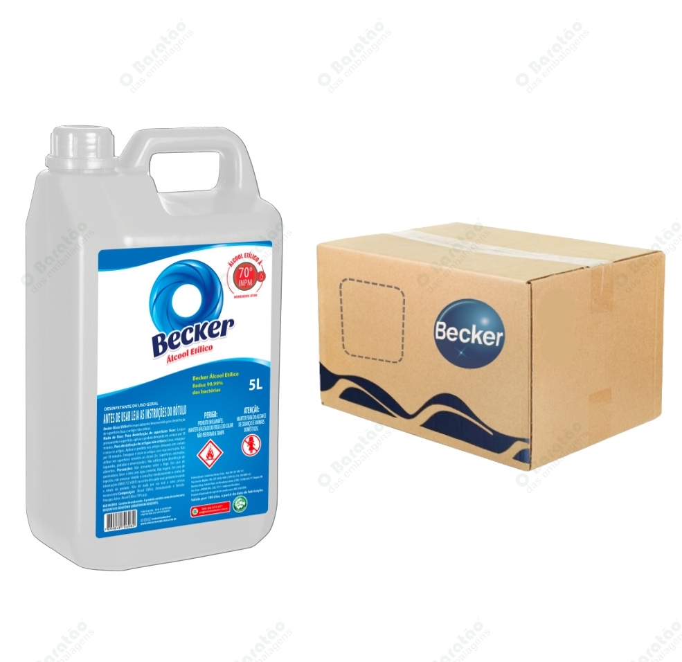 ALCOOL 70 LIQUIDO 05 LT BECKER