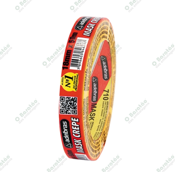FITA CREPE 710 SLEEVE 18X50 MT ADELBRAS
