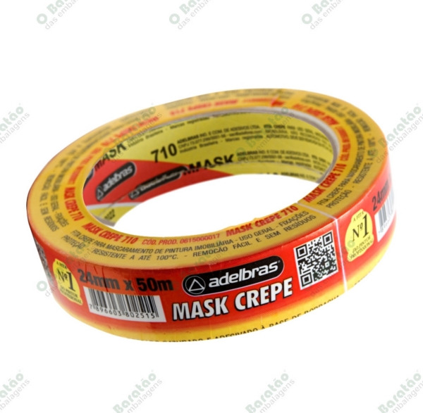 FITA CREPE 710 SLEEVE 24X50 MT ADELBRAS
