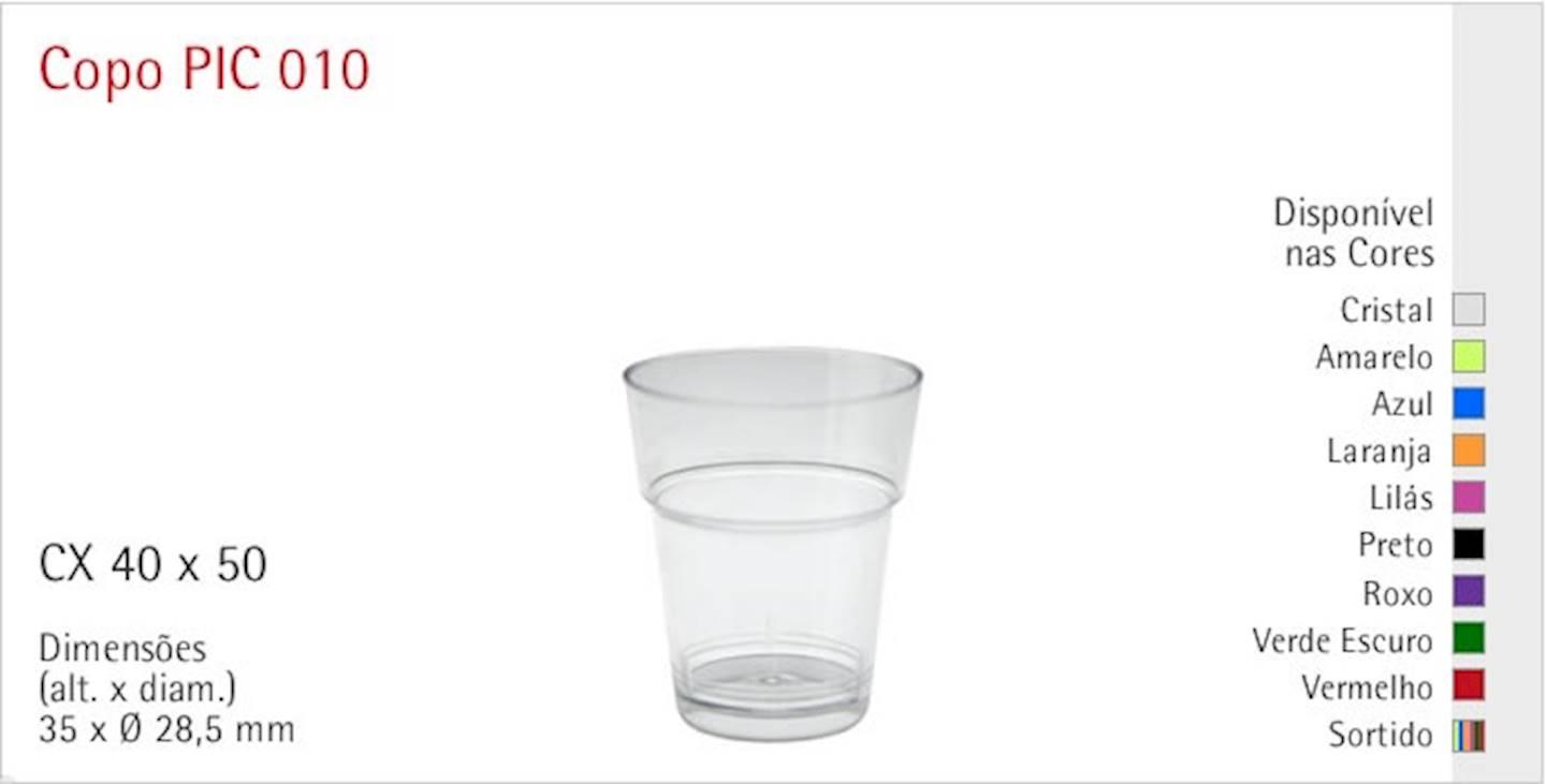 COPO 10ML VERMELHO CLEAN WAVE