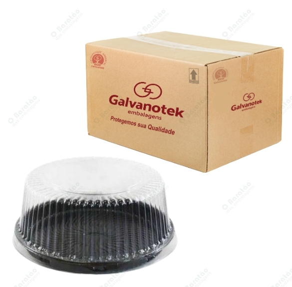 EMB TORTA PEQUENA G 50 M PRETA GALVAN
