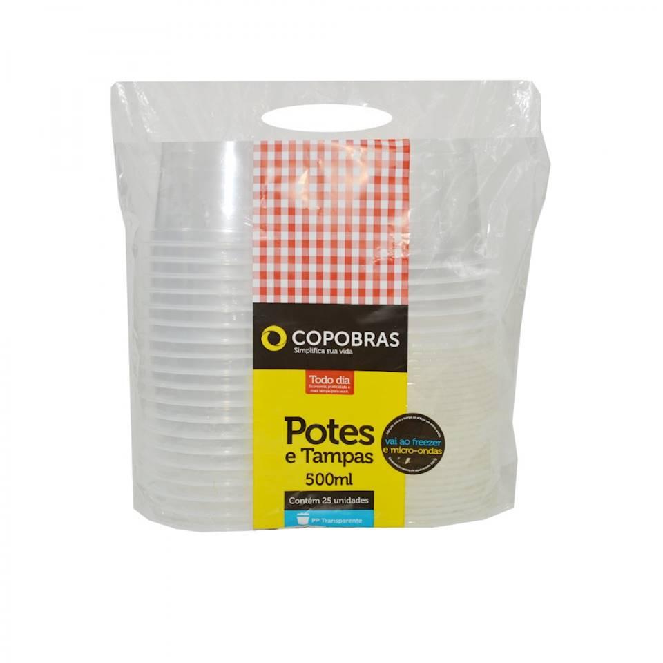 KIT POTE 500ML PP ORLEPLAST