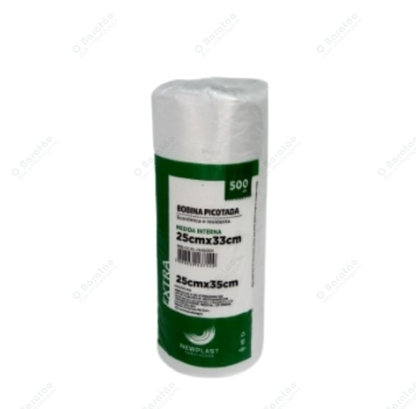 BOBINA PICOTADA 25X35 PEAD NEWPLAST