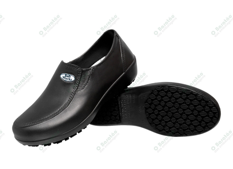 SAPATO PRETO FEMIN BB95 N° 37 LADY WORKS