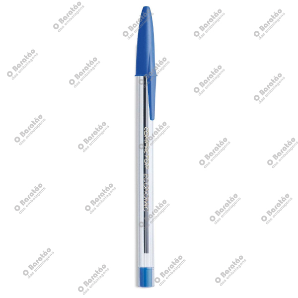 CANETA COMPACT AZUL ECONO