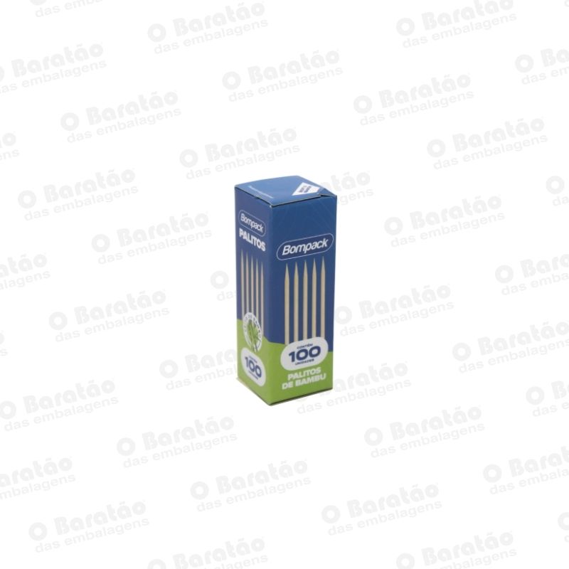 PALITO DENTE C/ 100 BOMPACK