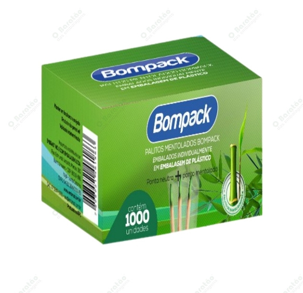 PALITOS MENTOLADOS C/ 1000 UN BOMPACK