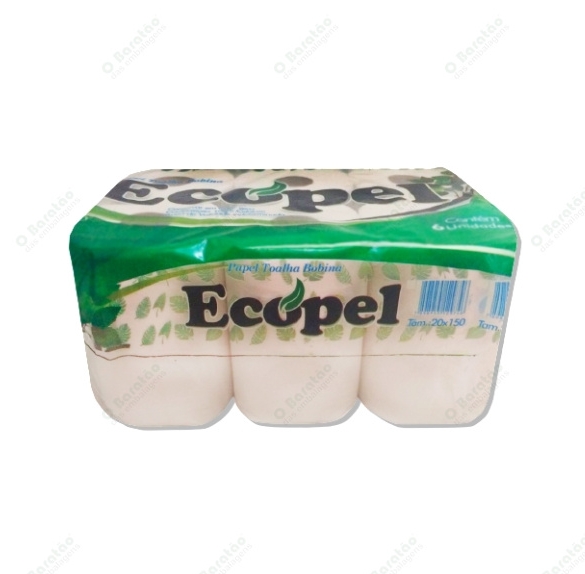 PAPEL TOALHA ROLO 150MT PREMIUM ECOPEL