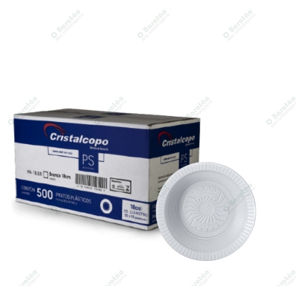 PRATO PF-12 BRANCO CRISTALCOPO