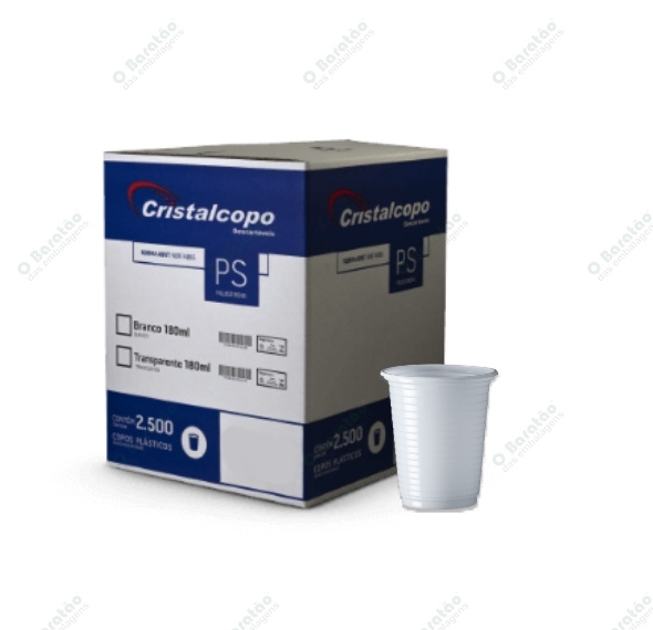 COPO 80ML CRISTALCOPO PS C/100