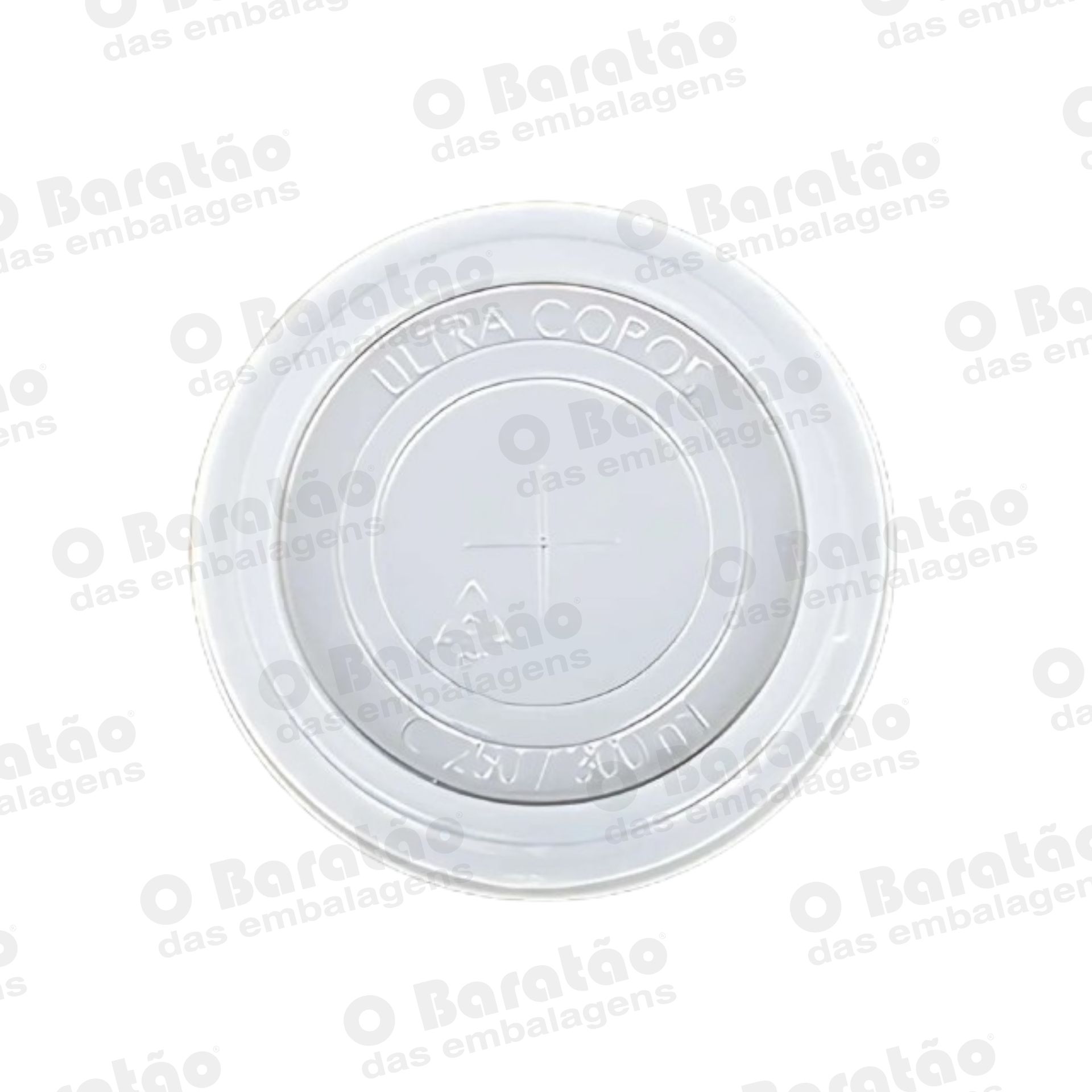 TAMPA S/ FURO P/ COPO 250/300ML ULTRA
