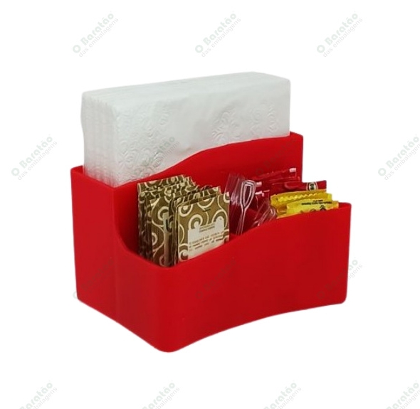 PORTA GUARDANAPO MULTI VERMELHO ICEPACK